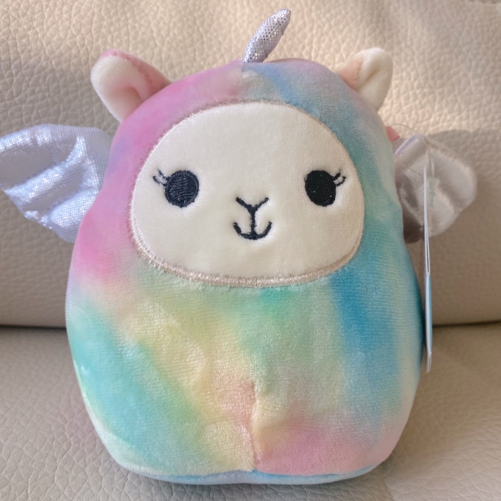Squishmallow 5 inch “Lucy May” Llamacorn. NWT